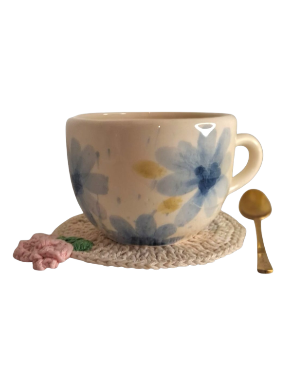 Producto - Tazón XL Flores Azules