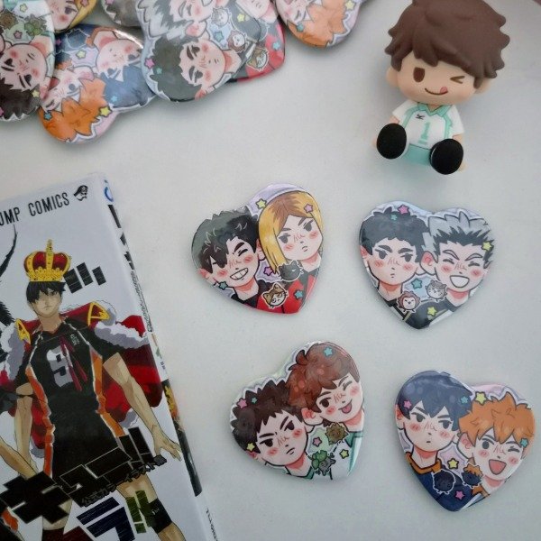Producto - Pines holográficos Haikyuu