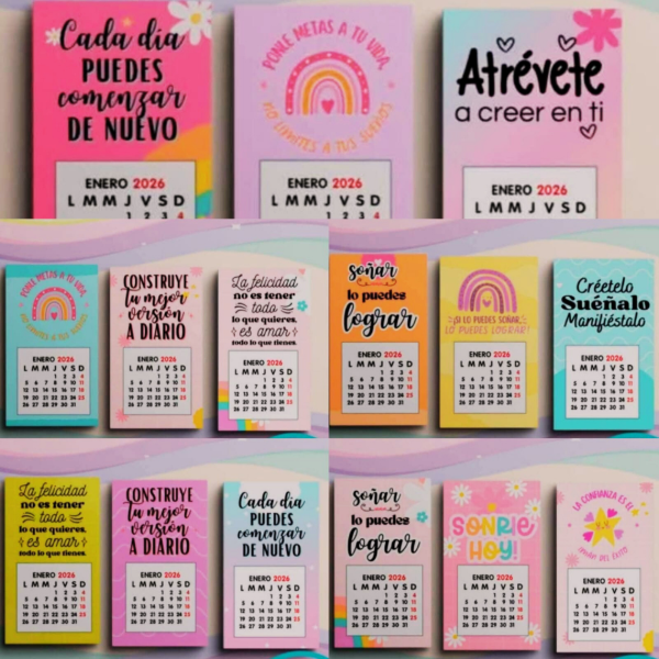 Producto - Calendarios Motivacionales