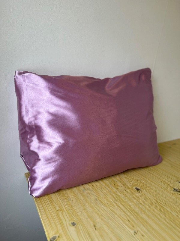 Producto - Funda satén almohada lila
