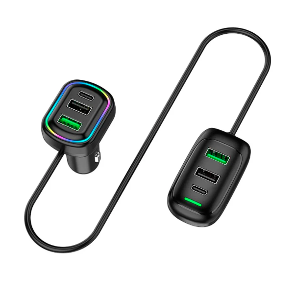 Producto - Cargador para auto  2 type-+4USB - 0