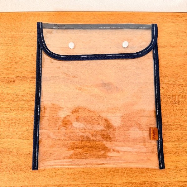 Producto - SOBRE CRISTAL para hojas de carpeta Nro 3 (Azul Marino)