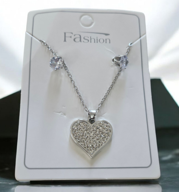 Producto - Conjunto corazon brillos