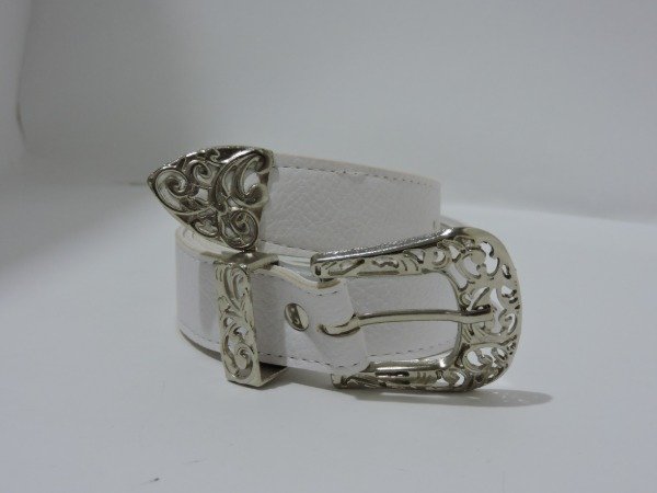 Producto - Cinto texano blanco