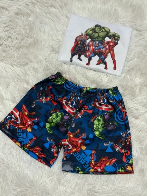 Producto - Pijama Marvel Avengers manga corta niños - 0