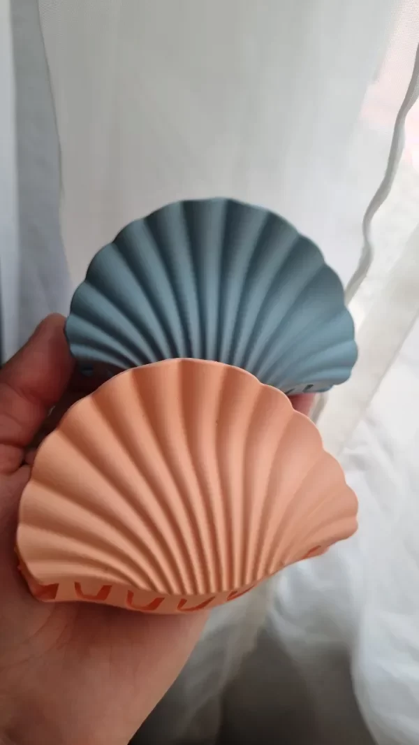 Producto - Broche caracolas 2 colores grandes