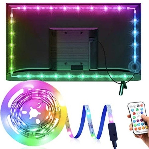 Producto - TIRA LED RGB 2MTS USB C/CONTROL