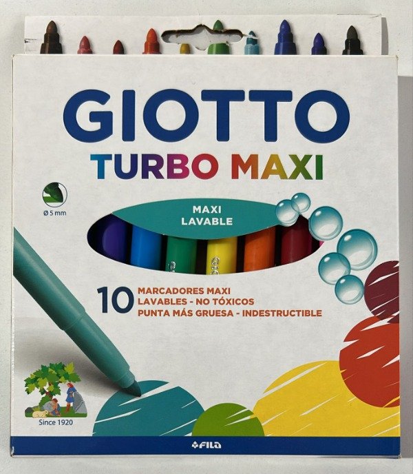 Producto - MARCADORES GIOTTO TURBO MAXI X 10 UNIDADES
