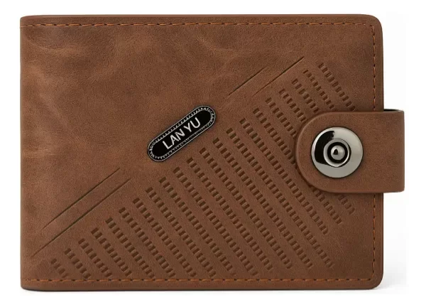 Producto - Billetera Tarjetero Hombre Marrón Claro