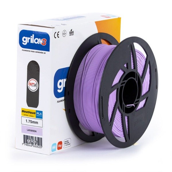 Producto - PLA+ Lavanda 1.75 mm 1kg - Grilon3 Boutique