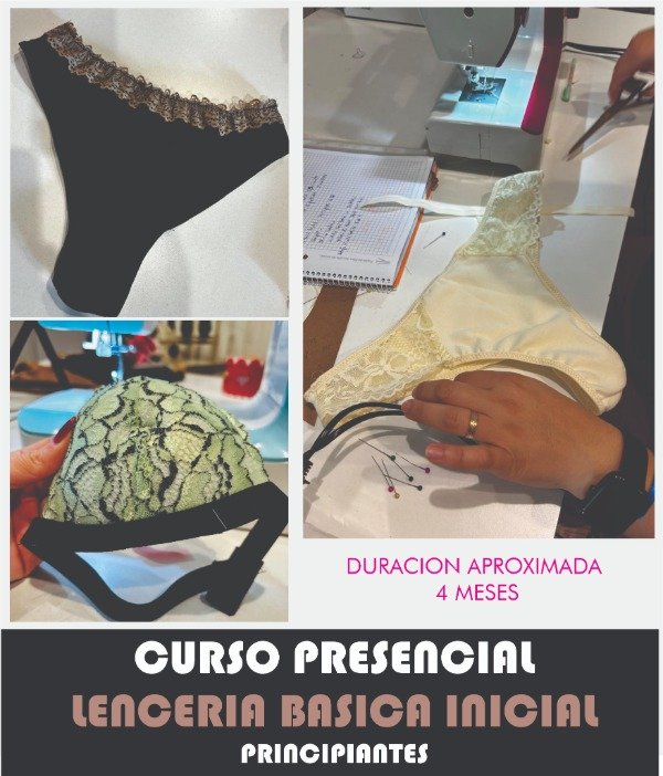 Producto - Curso presencial de LENCERIA BASICA INICIAL