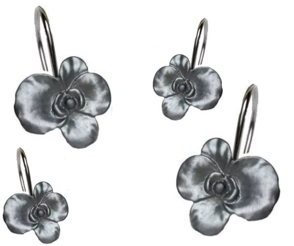 Producto - Ganchos Flores para cortinas de Baño