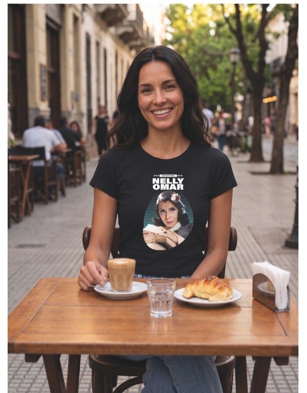 Producto - Remera Nelly Omar Cantora Nacional - Negra - 4
