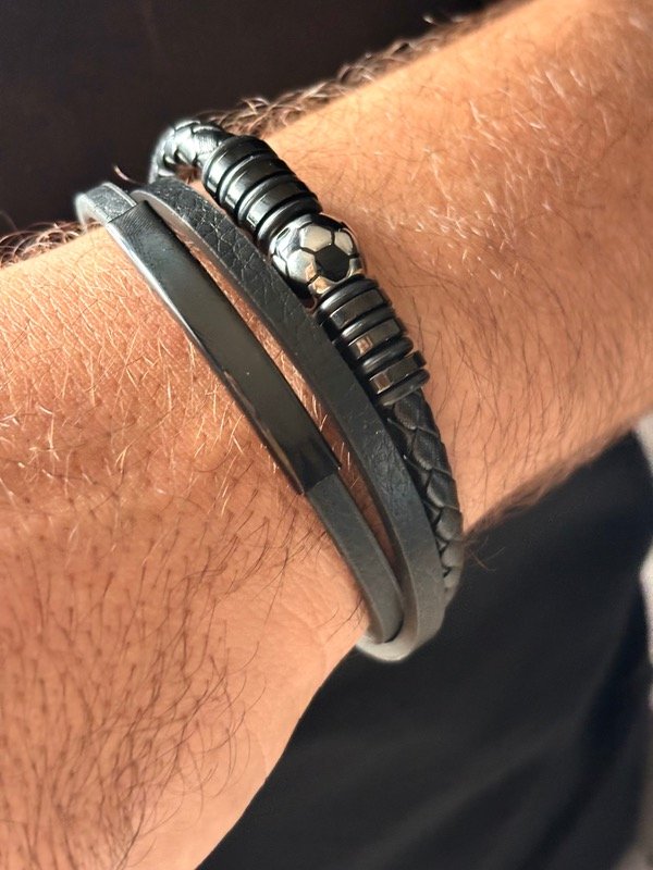 Producto - Pulsera caucho triple pelota