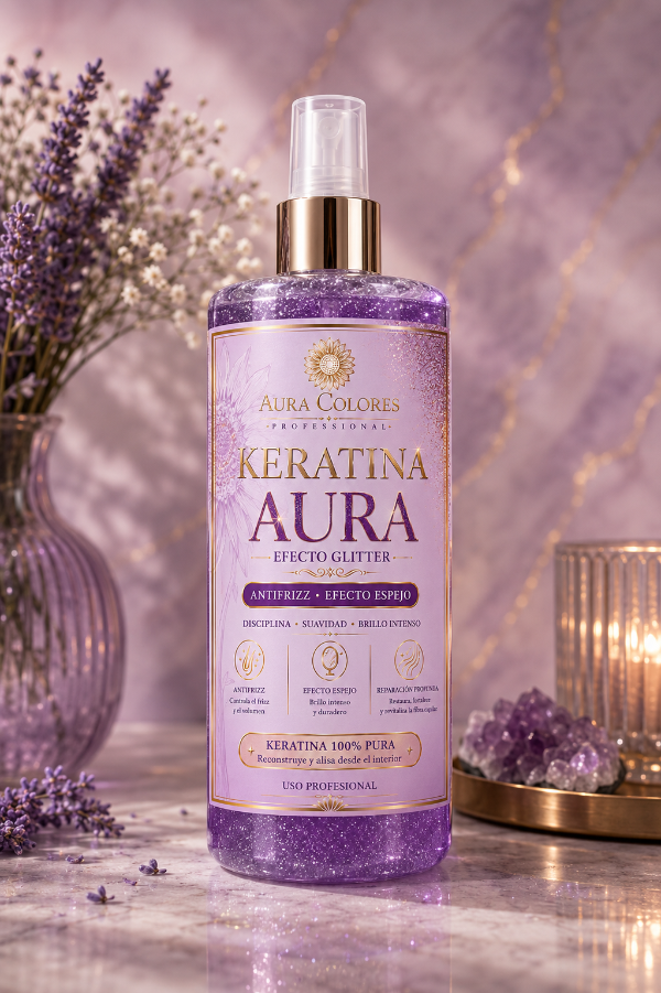 Producto - Keratina Aura efecto glitter 250ml