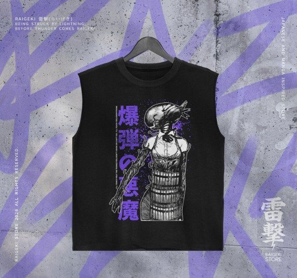 Producto - Musculosa Oversize Reze Chainsawman