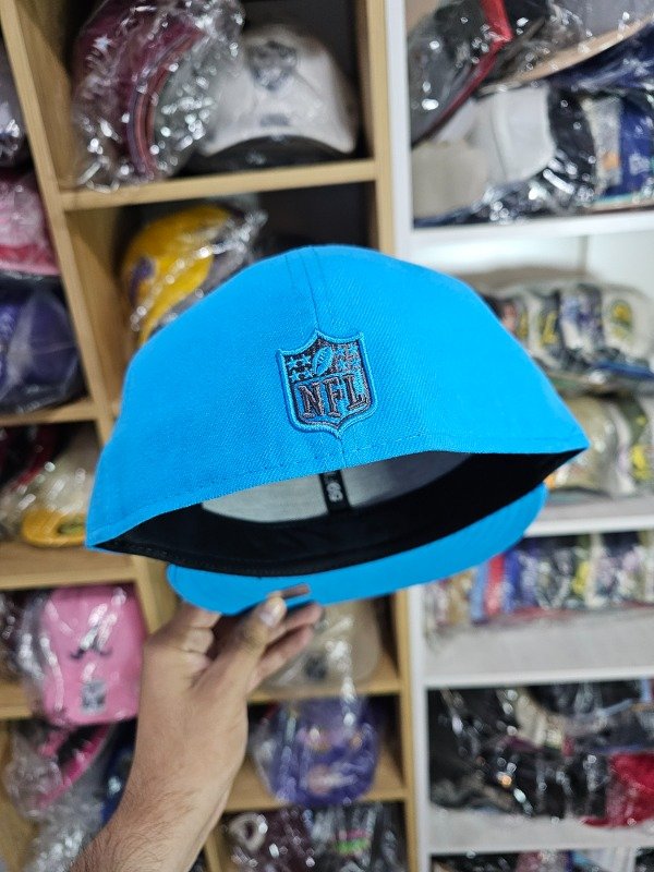 Cincinnati bengals sky blue collection new era 59fifty 7 1/2 azul — imagen 4