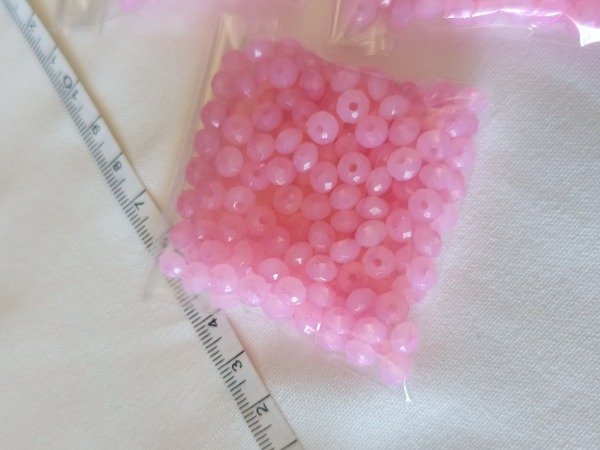 Producto - Donas fasetadas Rosa 6 mm - 2