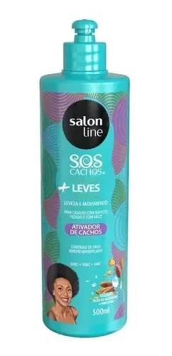 Producto - Salon Line SOS Cachos Leves activador rulos 500 ml crema
