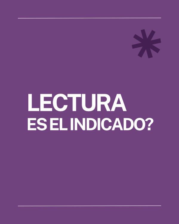 Producto - Lectura es el Indicado