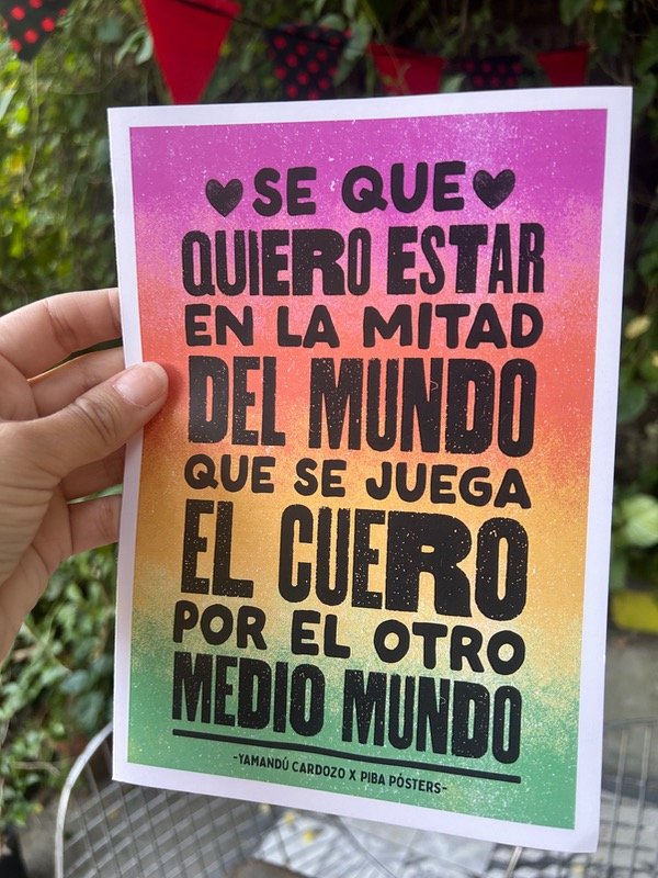 Producto - Lámina Cuero A5 - Piba Posters