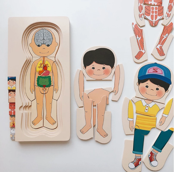 Producto - Rompecabezas cuerpo humano NENE