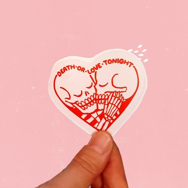 Producto - Sticker Calabera Death or Love