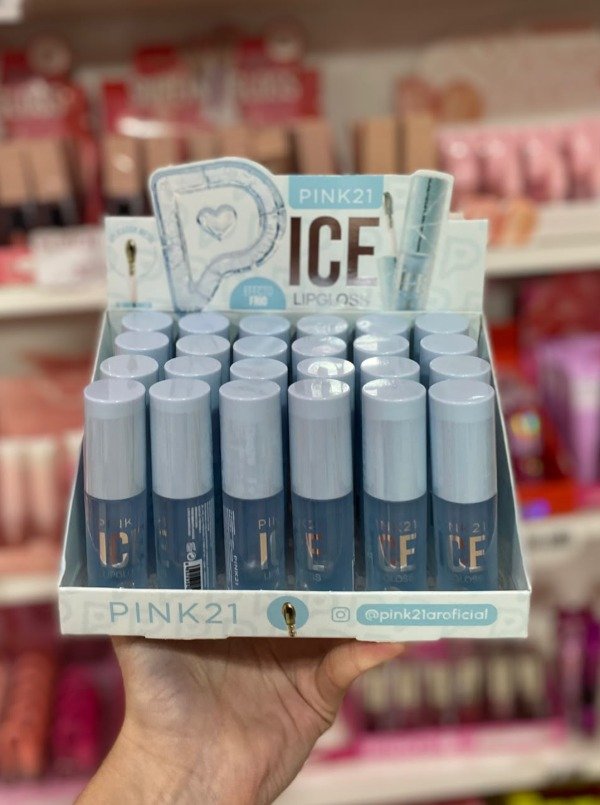 Producto - Gloss ICE aplicador de metal PINK21
