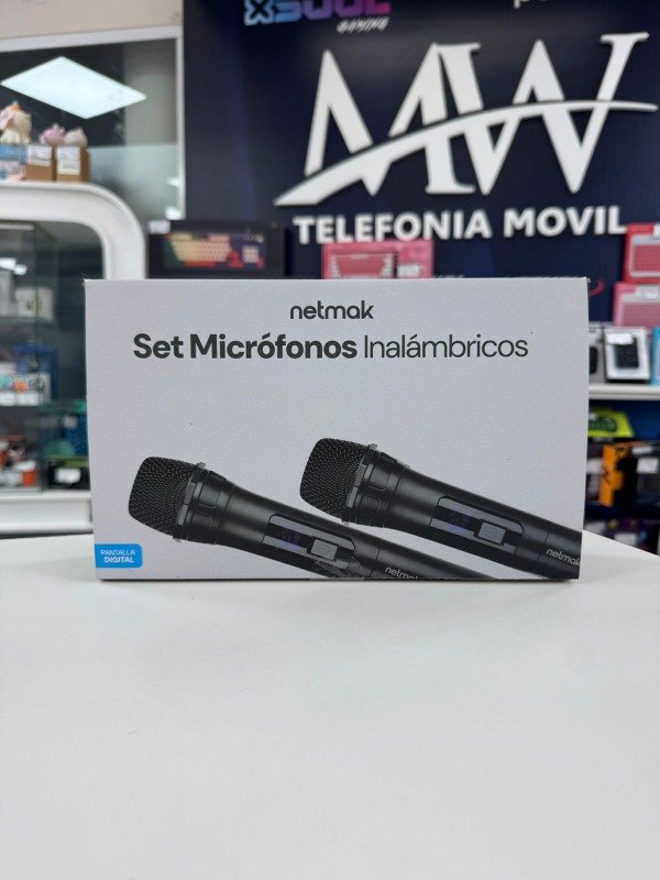 Producto - Set 2 Microfonos Inalambricos Profesionales Netmak NM-MC18