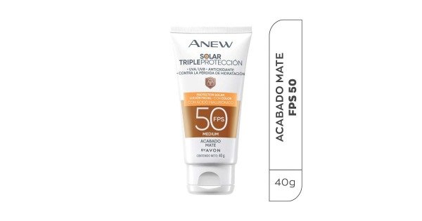 Producto - Protector Solar Facial con Color Anew - Avon