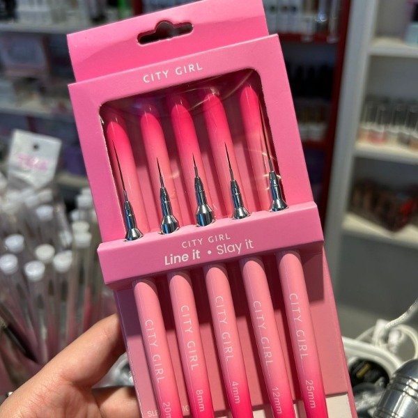Producto - set x5 liner con tapa City Girl