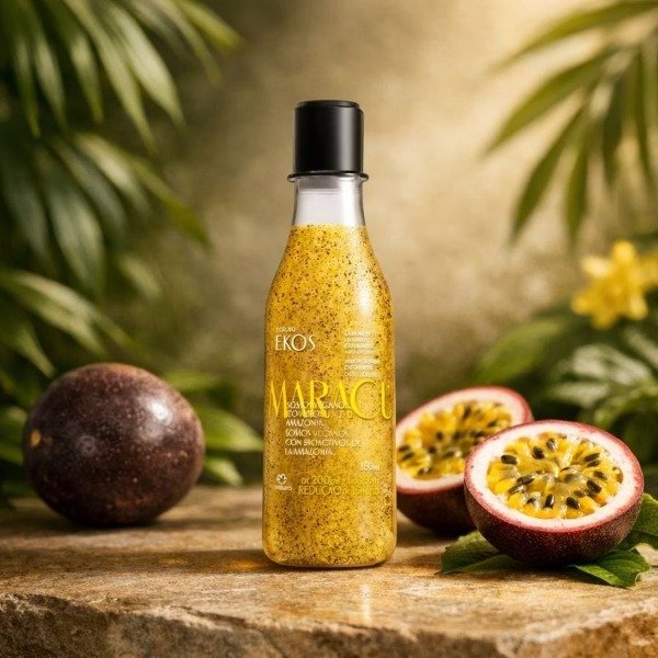 Producto - Jabón Líquido Exfoliante para el Cuerpo Ekos Maracuyá 185 ml - 3