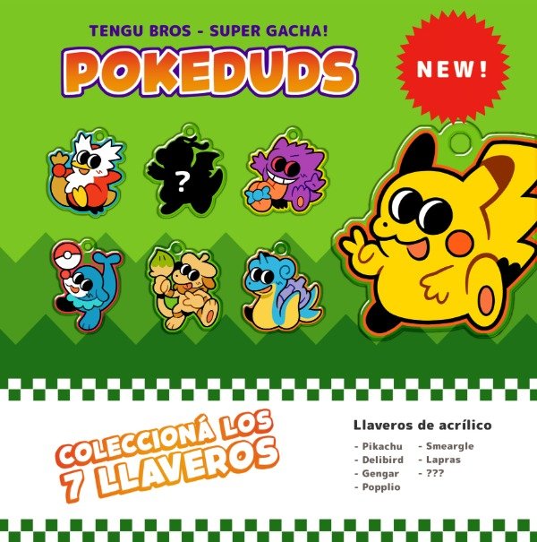 Producto - Super gacha! Pokeduds