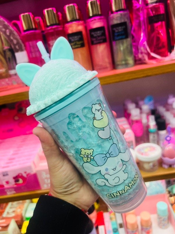 Producto - Vaso Cinamoroll orejitas con luz y gel refrigerante