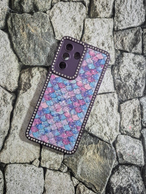 Producto - Funda rigida sirena Samsung A36/A56 violeta