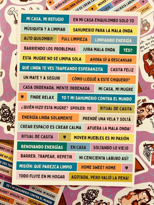 Producto - Frases limpieza