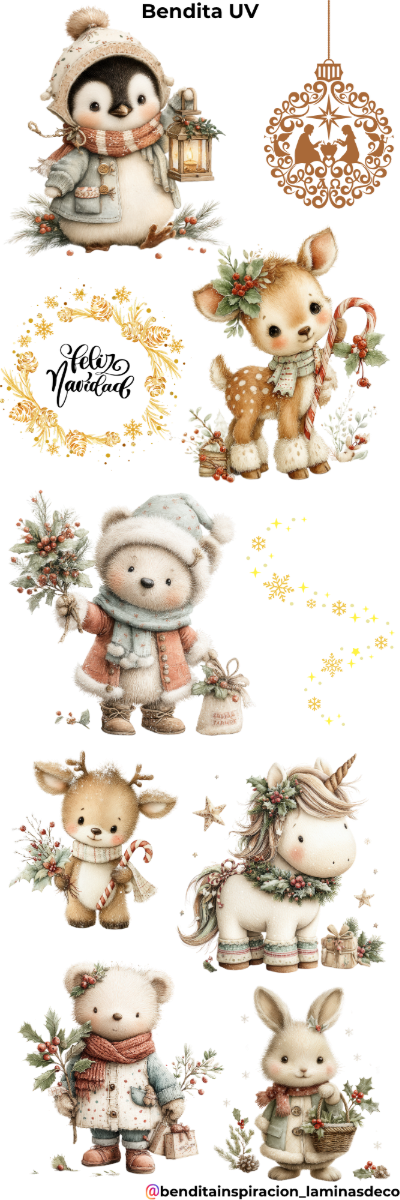 Producto - Bendita UV Animales navideños