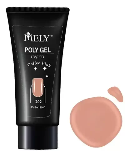 Producto - Polygel mely 30ml coffe pink