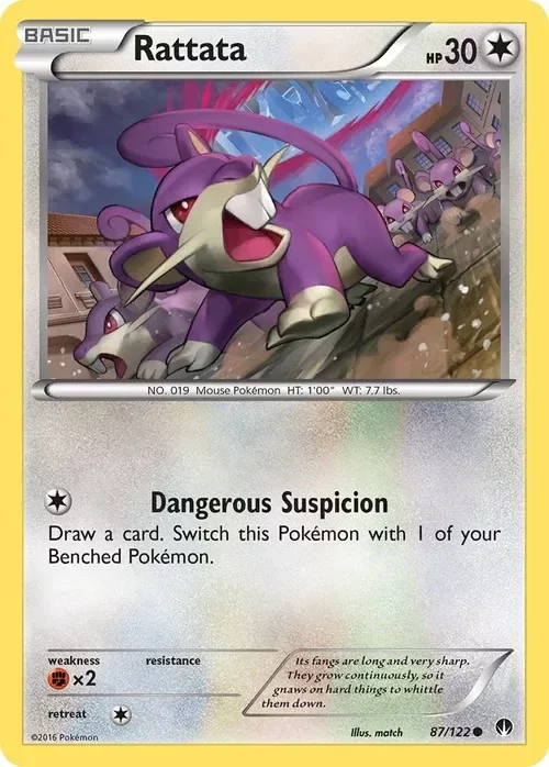 Producto - Rattata - 87/122 - BREAKpoint