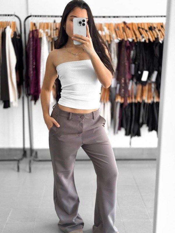 Producto - Pantalon sastrero Luna oxford vison - 1