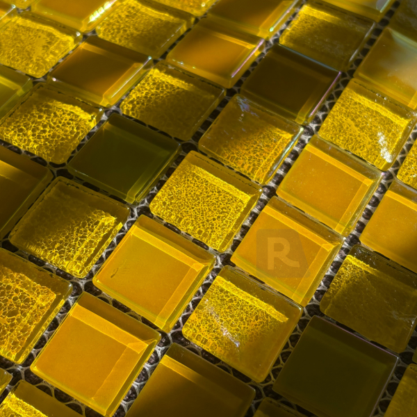 Producto - Teselas de vidrio tornasol - Amarillo