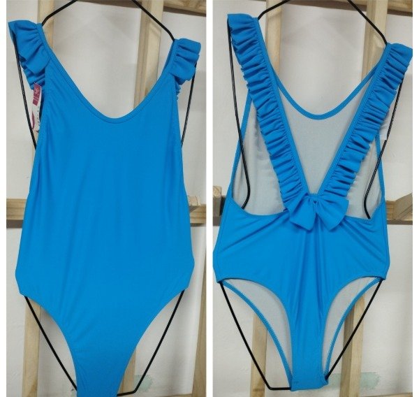 Producto - Entera con volados turqueza