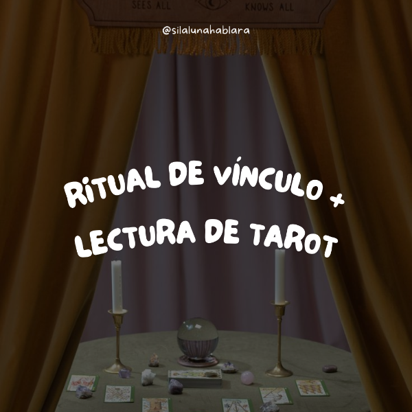 Producto - Ritual de un vínculo +  tarot