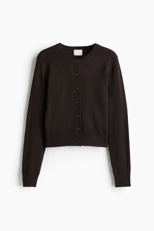 Producto - Cardigan HyM chocolate mujer - 2