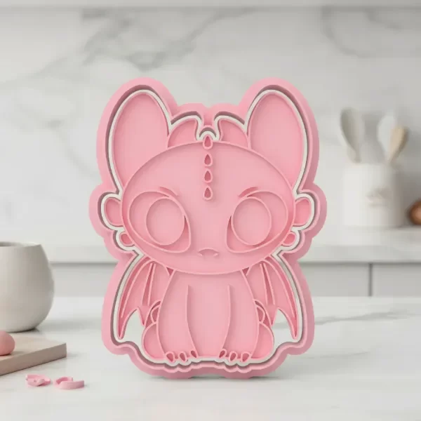 Producto - Cortante De Galletitas + Sello Como Entrenar A Tu Dragon X1