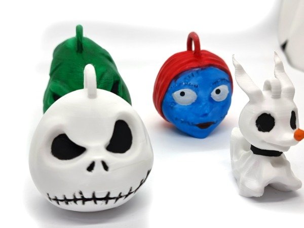 Producto - pack 4 bolitas jack y personajes para arbolito