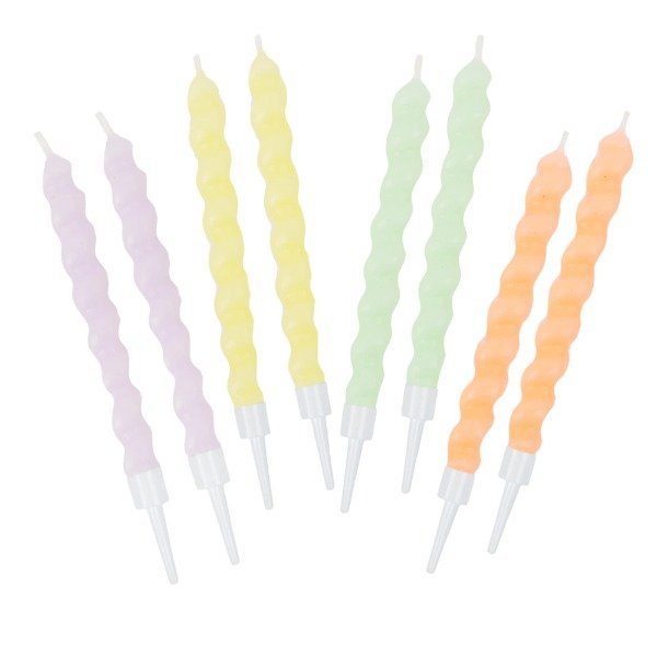 Producto - VELA TITABUZON PASTEL X6UNI