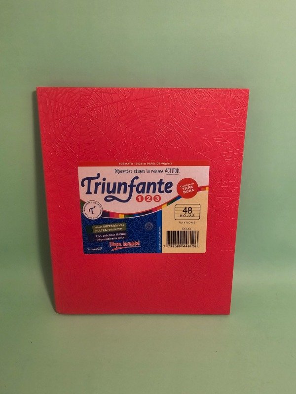 Producto - Cuaderno N3 Triunfante - 2