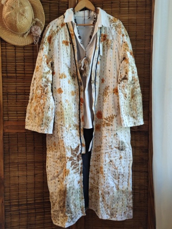 Producto - Saco KANTHA largo reversible ACERO