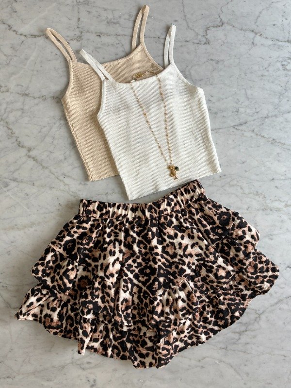 Producto - Short Pollera Brasil Print